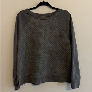 Quilted Sweatshirt